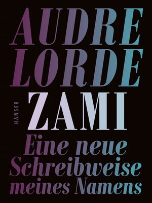 cover image of Zami